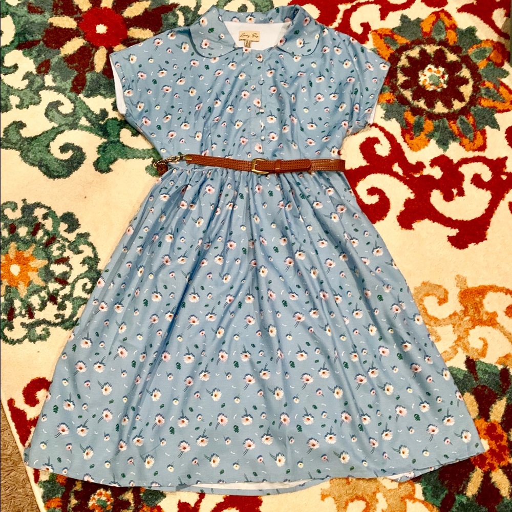 Summer Midi Flower Dress